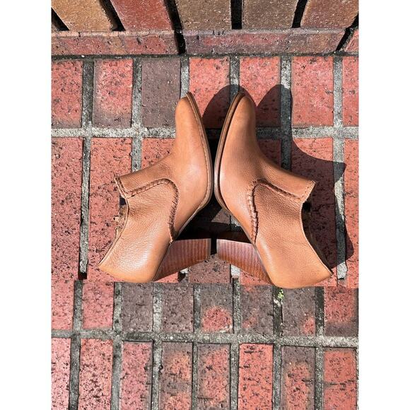 Jack Rogers Leather Kyle Pull on Ankle Boots/Booties Size 6.5 - Picture 7 of 13